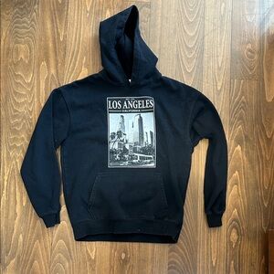Los Angeles Graphic Black Hoodie M